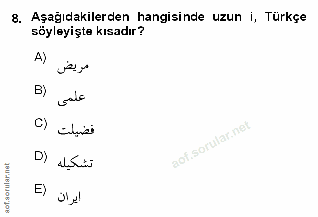 Soru 8