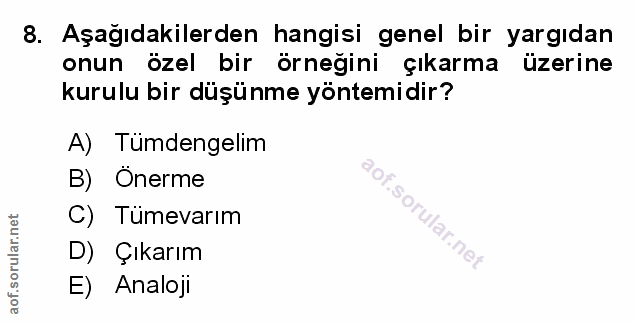 Soru 8
