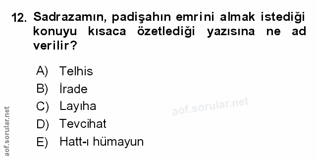 Soru 12