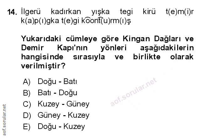 Soru 14