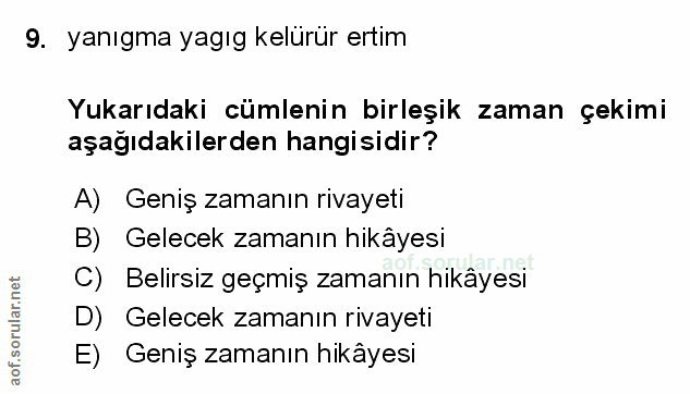 Soru 9