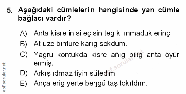 Soru 5