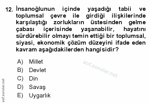 Soru 12