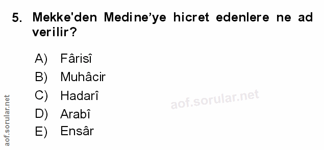Soru 5