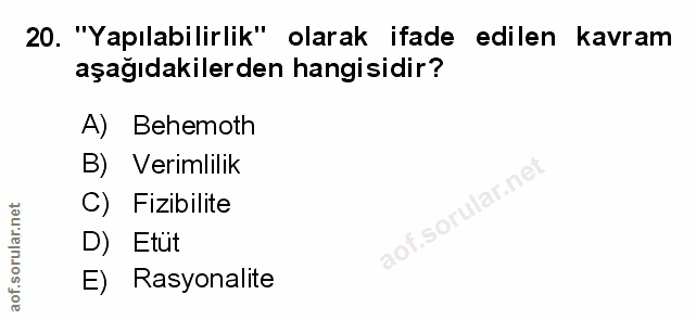 Soru 20