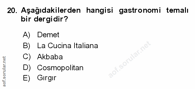 Soru 20
