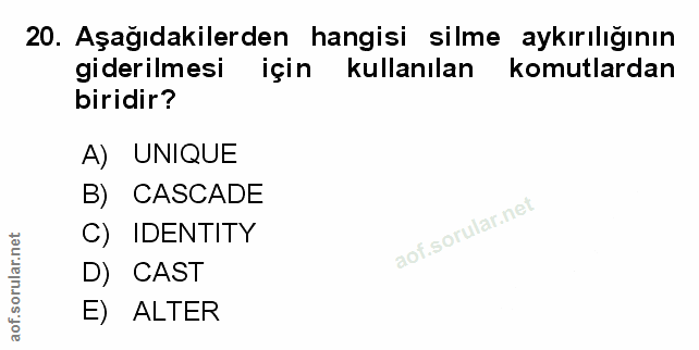 Soru 20