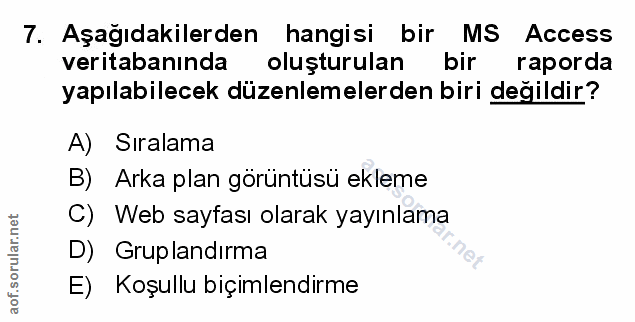 Soru 7