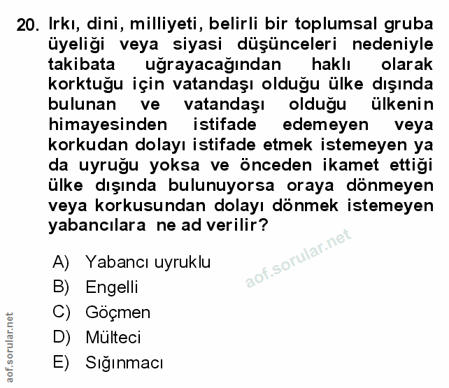 Soru 20