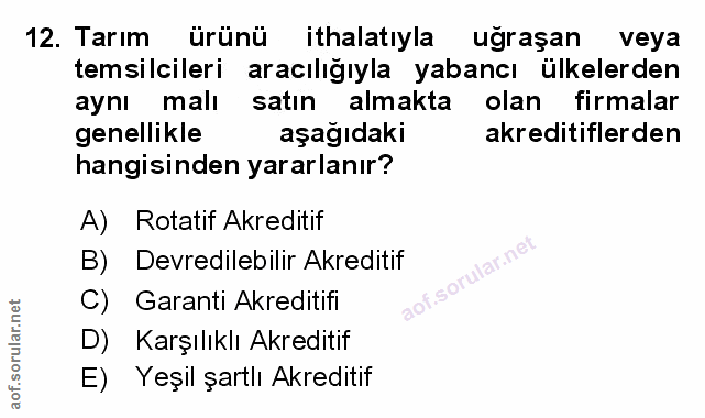 Soru 12