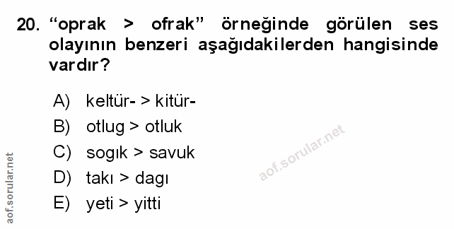 Soru 20