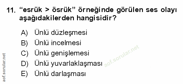 Soru 11