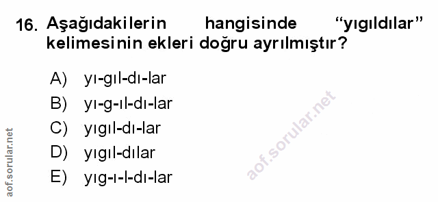 Soru 16