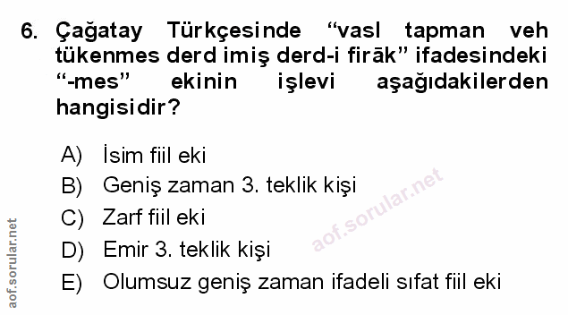 Soru 6