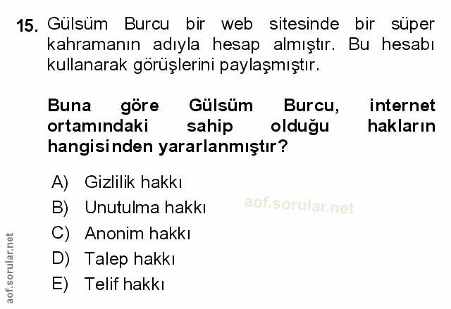 Soru 15