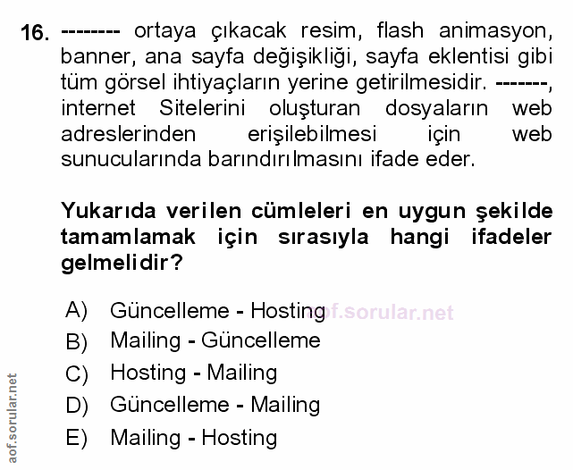 Soru 16
