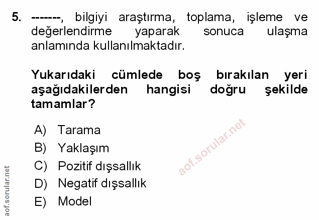 Soru 5