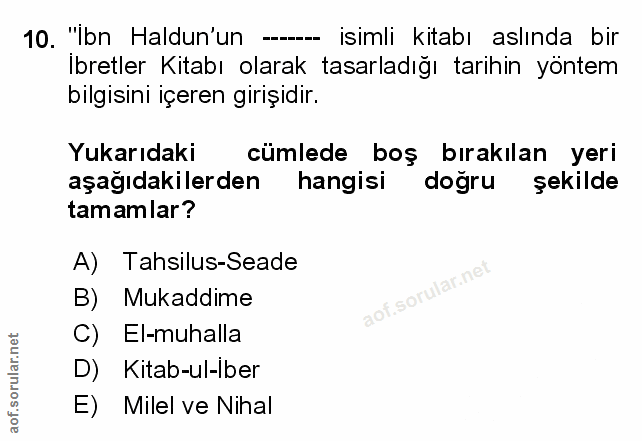 Soru 10