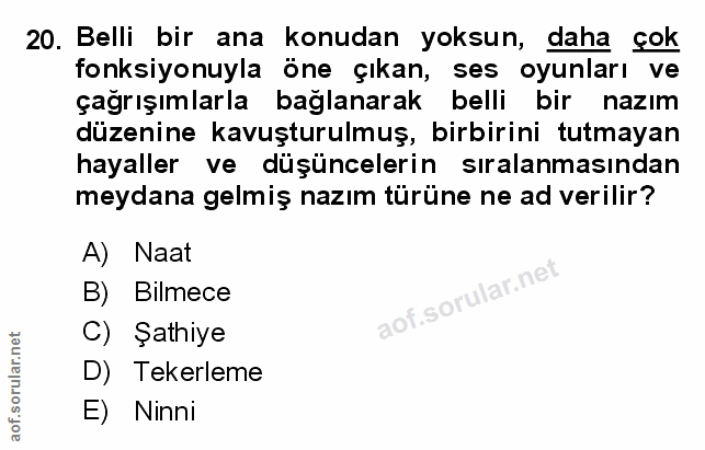 Soru 20