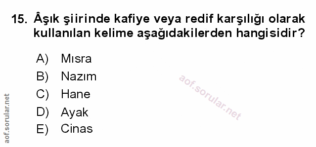 Soru 15