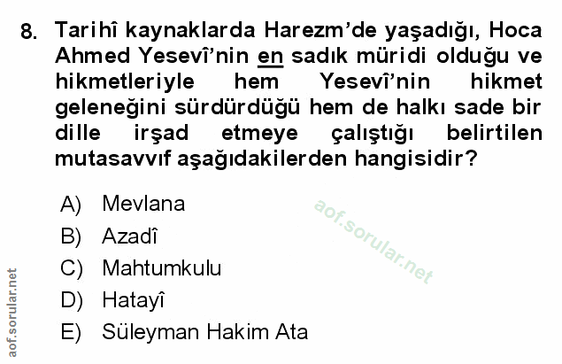 Soru 8