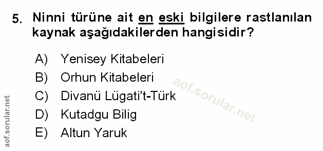 Soru 5