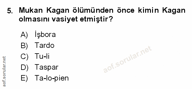 Soru 5