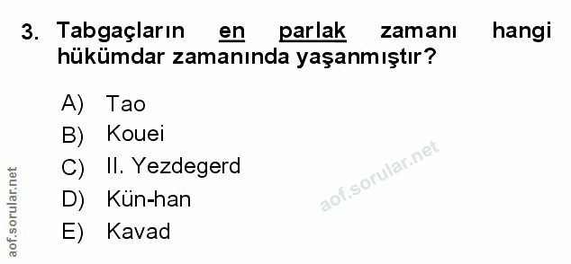Soru 3