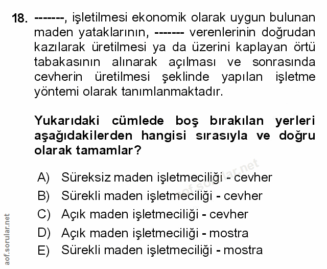 Soru 18