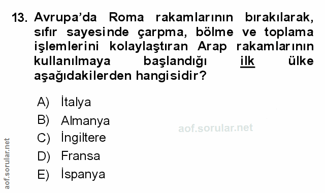 Soru 13