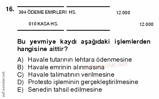 Soru 16