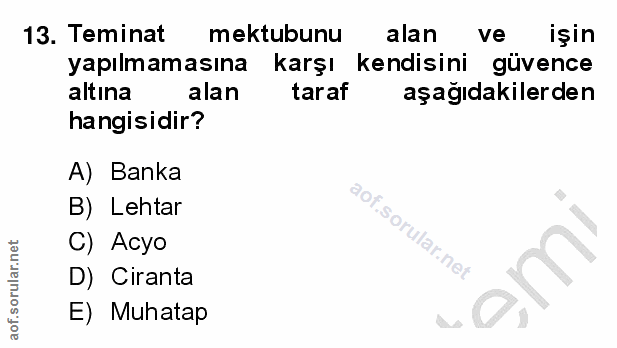 Soru 13
