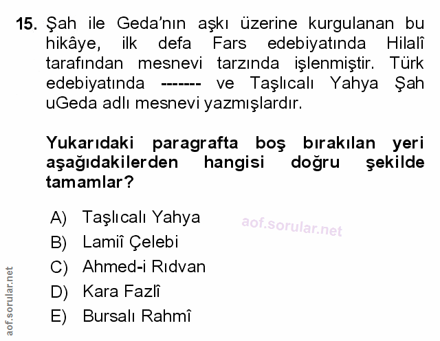 Soru 15