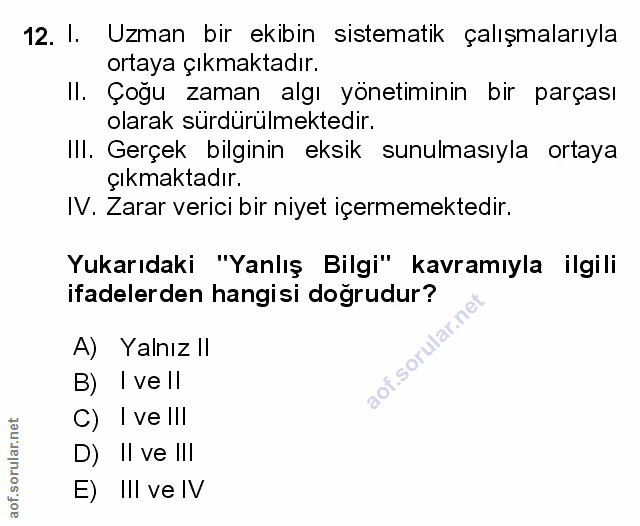 Soru 12
