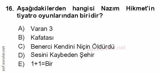 Soru 16