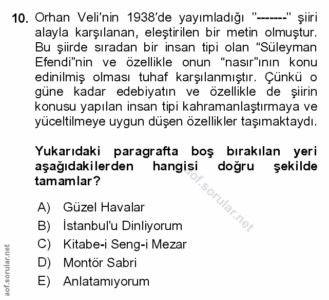 Soru 10