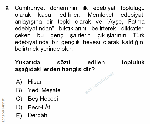Soru 8