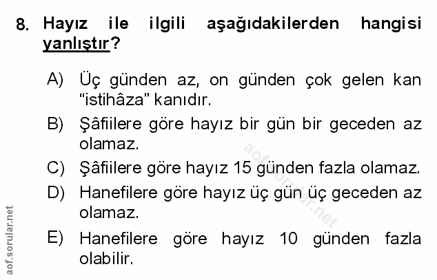 Soru 8