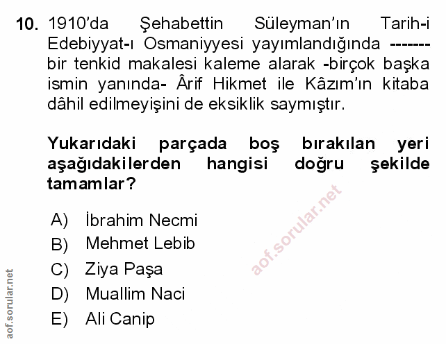 Soru 10