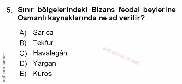 Soru 5
