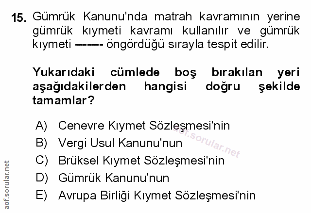 Soru 15