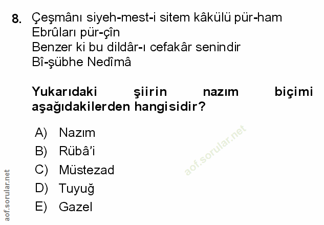 Soru 8