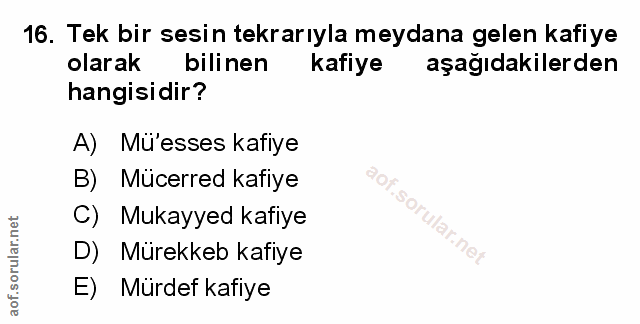 Soru 16