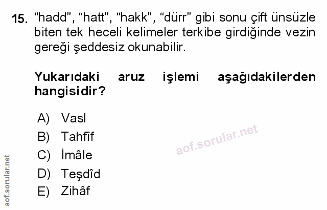Soru 15