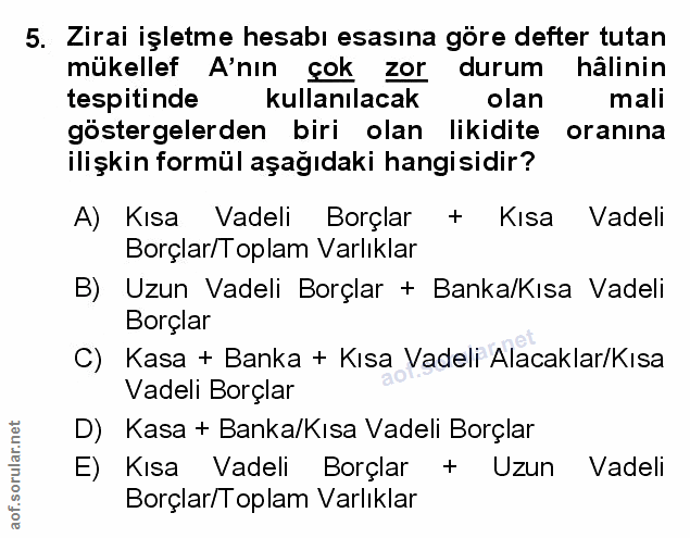 Soru 5