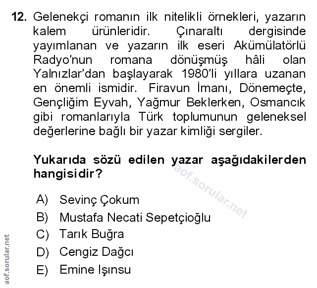 Soru 12