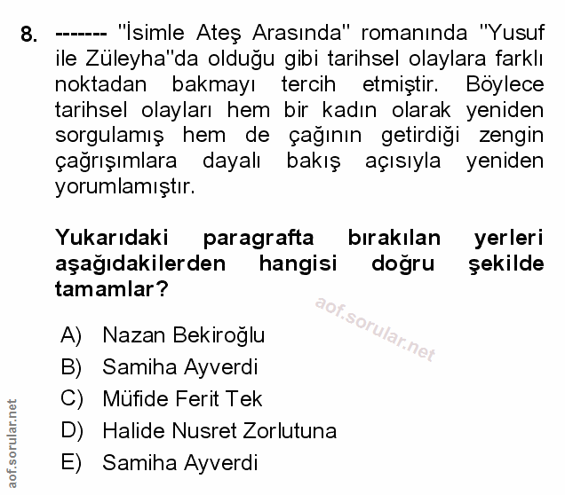 Soru 8