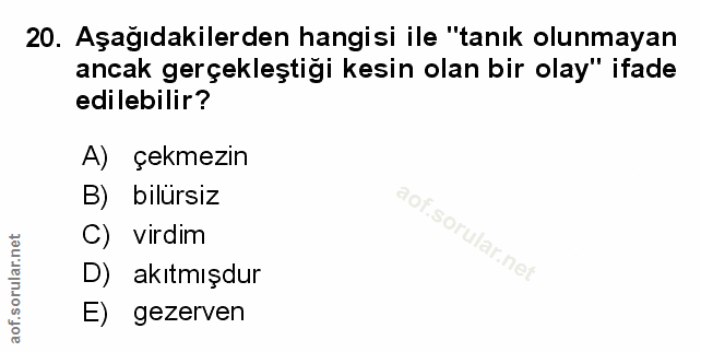 Soru 20