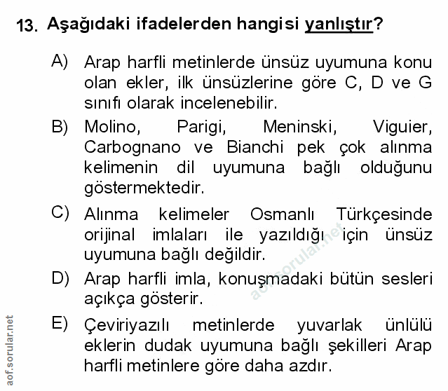Soru 13