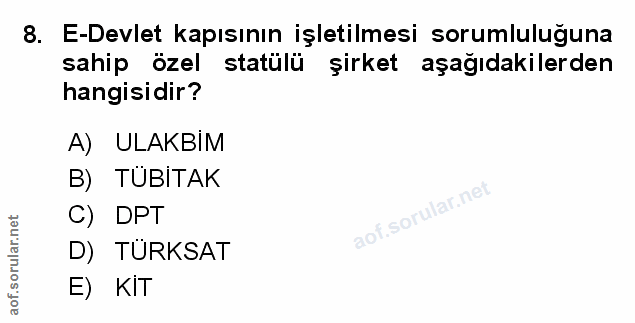Soru 8
